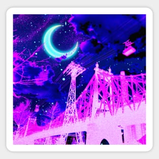 Night City Bridge Sticker